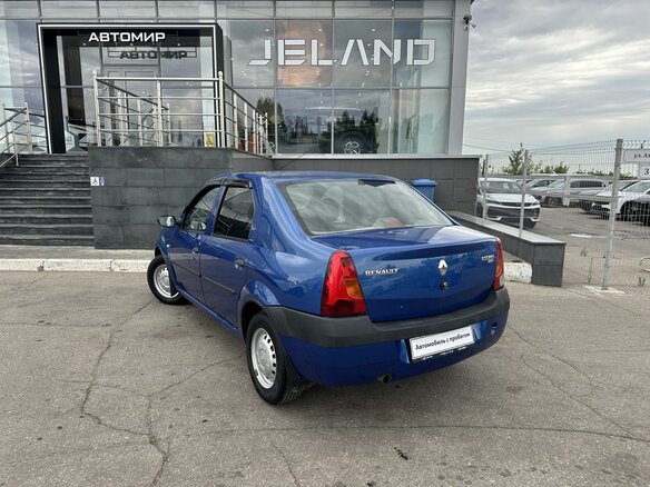 2009 Renault Logan I, синий - вид 6