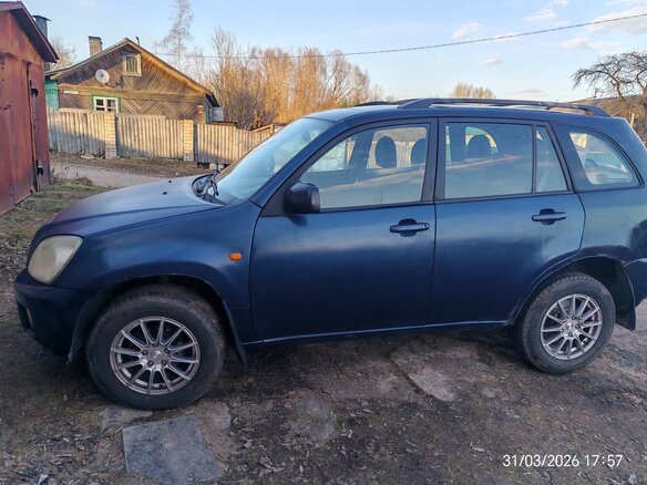 2007 Chery Tiggo (T11) I, синий, 230000 рублей - вид 4