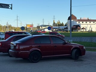 2008 Skoda Octavia I (A4) Рестайлинг, красный, 430000 рублей, вид 2