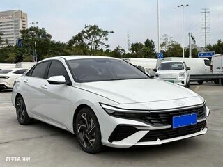 2023 Hyundai Elantra N Line VII (CN7) Рестайлинг, белый, 1500000 рублей, вид 3