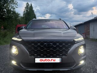 2019 Hyundai Santa Fe IV, бежевый, 2750000 рублей, вид 3