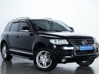 2007 Volkswagen Touareg I Рестайлинг, чёрный, 1599000 рублей, вид 1