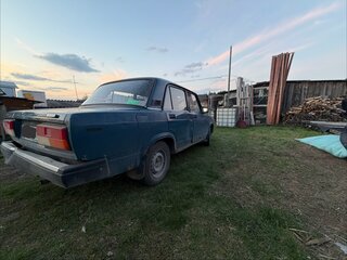 2004 Lada (ВАЗ) 2107, синий, 70000 рублей, вид 4