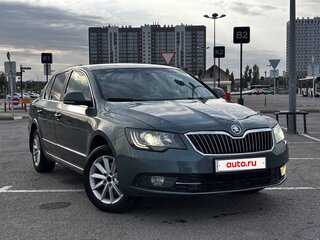 2014 Skoda Superb DSG II Рестайлинг, зелёный, 850000 рублей, вид 2