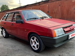 1990 Lada (ВАЗ) 2109, красный, 240000 рублей, вид 3