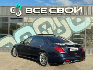 2015 Mercedes-Benz S-Класс 500 VI (W222, C217), синий, 2895000 рублей, вид 3