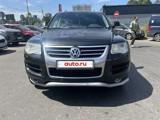 2008 Volkswagen Touareg I Рестайлинг, чёрный, 600000 рублей, вид 1
