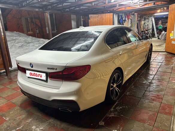2020 BMW 5 серии 520d xDrive VII (G30/G31/G38), белый - вид 2