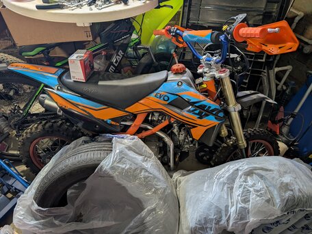 2023 Kayo Evolution YX140EM, оранжевый, 75000 рублей, вид 1