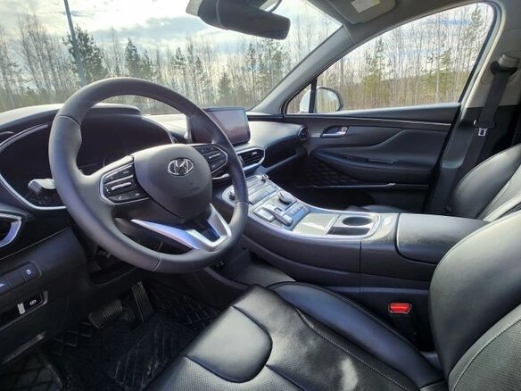 2021 Hyundai Santa Fe IV Рестайлинг, белый - вид 7