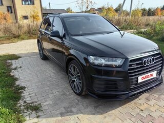 2018 Audi Q7 II (4M), чёрный, 5200000 рублей, вид 2