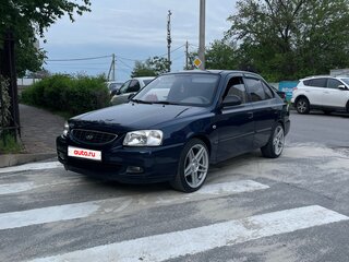 2008 Hyundai Accent ТагАЗ II, синий, 575000 рублей, вид 3
