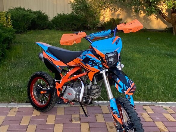 2024 Kayo Evolution YX140EM, оранжевый, 95000 рублей