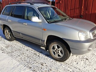 2002 Hyundai Santa Fe I, серебристый, 500000 рублей, вид 3