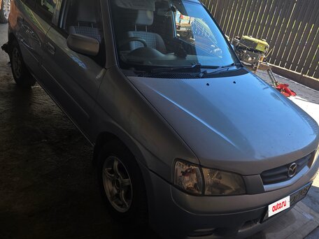 2001 Mazda Demio I (DW), голубой, 265000 рублей, вид 3