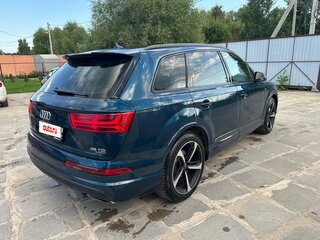 2018 Audi Q7 II (4M), синий, 4750000 рублей, вид 3