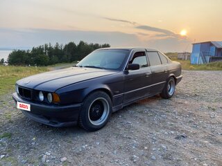 1989 BMW 5 серии 525i III (E34), синий, 500000 рублей, вид 1
