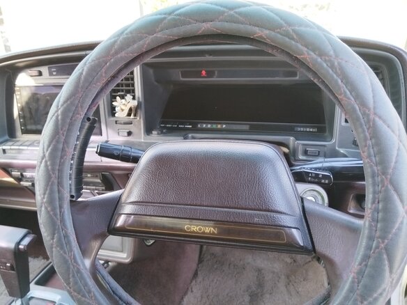 1989 Toyota Crown VIII (S130), белый, 1200000 рублей - вид 9