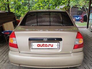 2005 Hyundai Accent ТагАЗ II, бежевый, 300000 рублей, вид 4