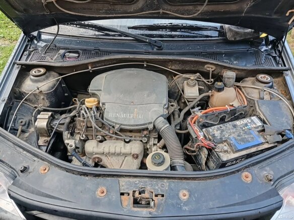 2007 Renault Logan I, серый, 200000 рублей - вид 10