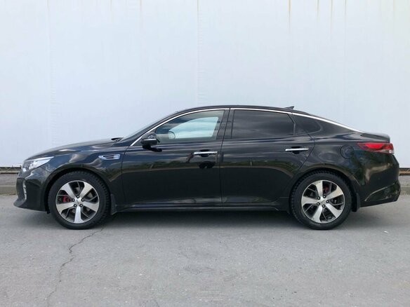2017 Kia Optima IV, чёрный, 1530000 рублей - вид 4