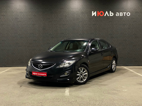 2009 Mazda 6 II (GH) Рестайлинг, чёрный