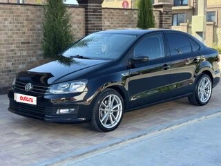 2019 Volkswagen Polo V Рестайлинг, чёрный, 1400000 рублей, вид 1