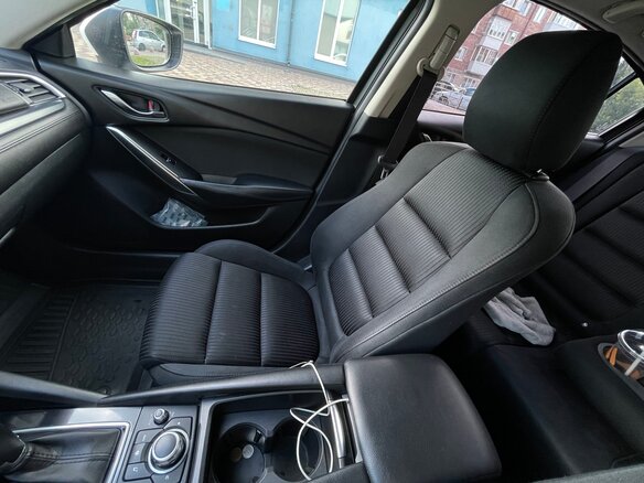 2018 Mazda 6 III (GJ) Рестайлинг, белый, 1660000 рублей - вид 13