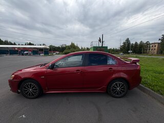 2008 Mitsubishi Lancer X, красный, 420000 рублей, вид 4