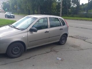 2007 Lada (ВАЗ) Kalina I, бежевый, 220000 рублей, вид 1