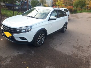 2019 Lada (ВАЗ) Vesta SW Cross I, белый, 1250000 рублей, вид 3