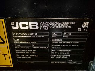2023 JCB 531-70, золотистый, 12320000 рублей, вид 4
