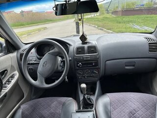 2007 Hyundai Accent ТагАЗ II, синий, 320000 рублей, вид 5