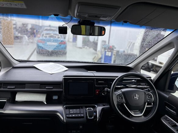 2018 Honda Stepwgn Spada V Рестайлинг, синий, 2700000 рублей - вид 4