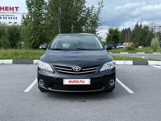 2012 Toyota Corolla X (E140, E150) Рестайлинг, чёрный, 1100000 рублей, вид 4