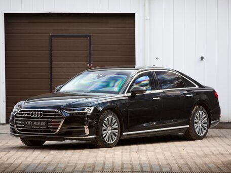2020 Audi A8 Long 60 TFSI IV (D5), чёрный, 24500000 рублей, вид 2