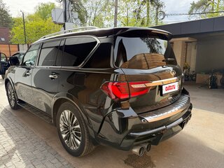 2019 Infiniti QX80 I Рестайлинг 2, чёрный, 5000000 рублей, вид 4