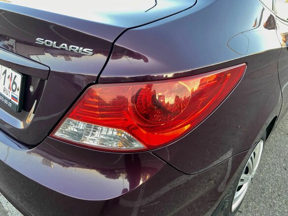 2012 Hyundai Solaris I, фиолетовый - вид 6