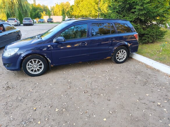 2008 Opel Astra H Рестайлинг, синий, 320000 рублей - вид 4