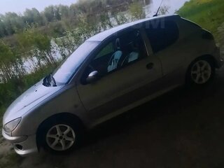 2000 Peugeot 206, серебристый, 160000 рублей, вид 4