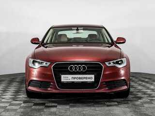 2013 Audi A6 IV (C7), красный, 1264000 рублей, вид 2