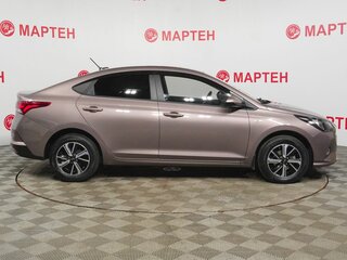 2020 Hyundai Solaris II Рестайлинг, коричневый, 1691000 рублей, вид 4