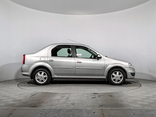 2013 Renault Logan I Рестайлинг, серый, 460000 рублей, вид 4