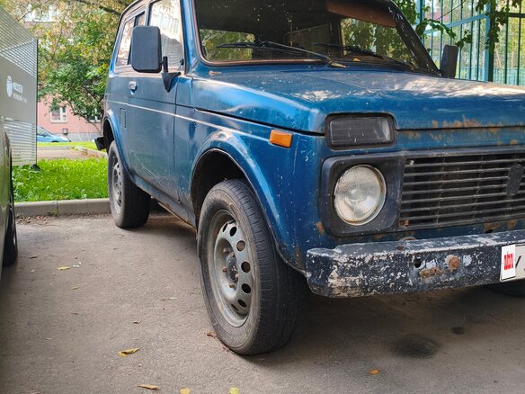 1999 Lada (ВАЗ) 2121 (4x4) I Рестайлинг, синий, 150000 рублей - вид 2