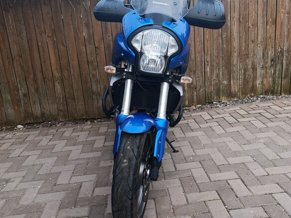 2009 Kawasaki Versys 650, синий, 410000 рублей - вид 6