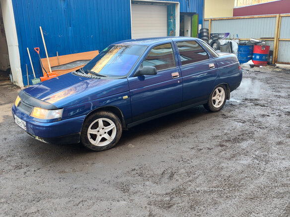 2002 Lada (ВАЗ) 2110, синий, 149997 рублей - вид 8