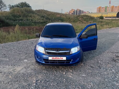 2017 Lada (ВАЗ) Granta I, синий, 330000 рублей, вид 2