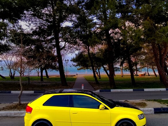 2005 Audi A3 II (8P) Рестайлинг 1, жёлтый, 1250000 рублей - вид 5