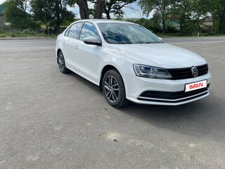 2015 Volkswagen Jetta VI Рестайлинг, белый, 1150000 рублей, вид 3