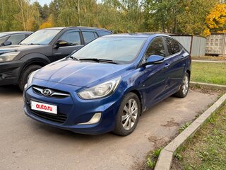 2012 Hyundai Solaris I, синий, 400000 рублей, вид 2